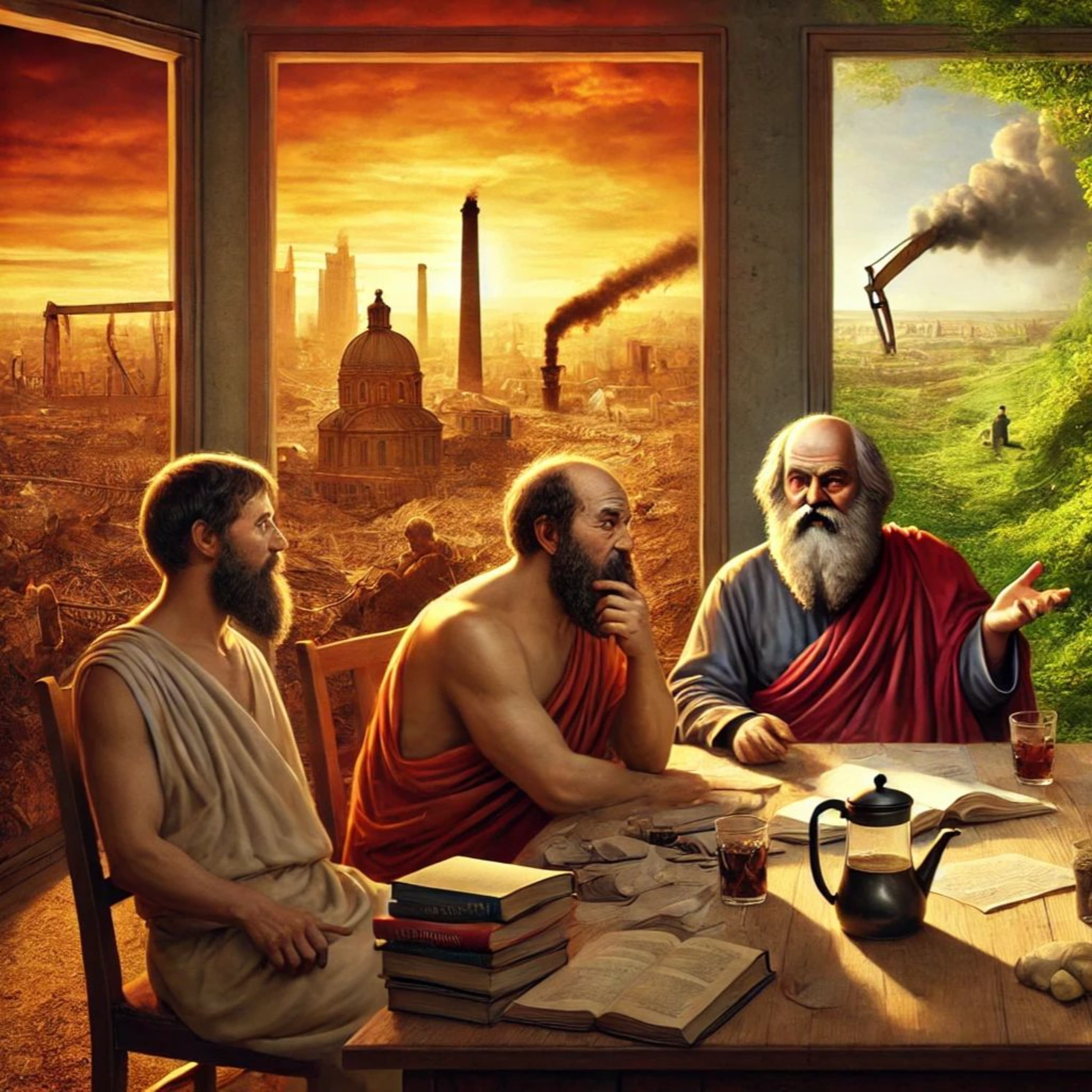 Capa do episódio: O que a Filosofia diz sobre o Aquecimento Global? - Cosmovisão #14